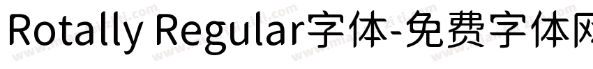 Rotally Regular字体字体转换